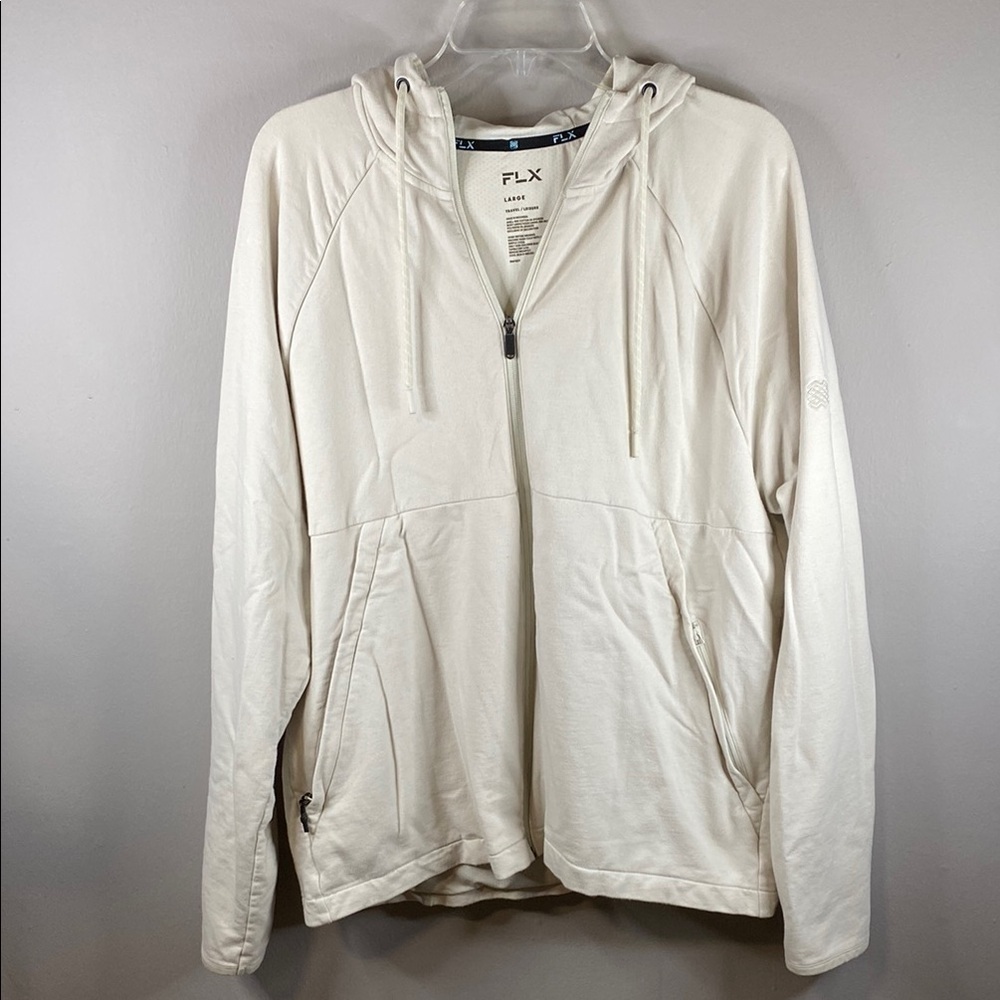 FLX Cream Hooded Jacket